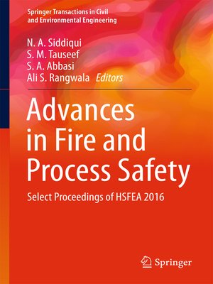 cover image of Advances in Fire and Process Safety